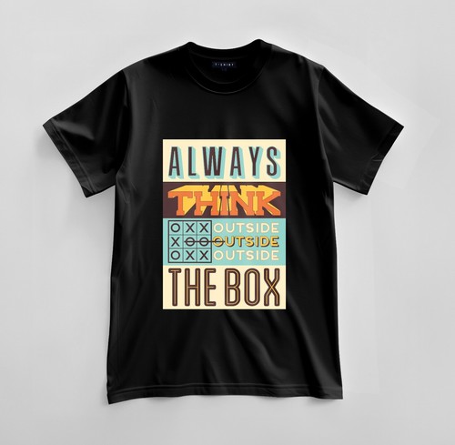 Custom think outside box - outside,