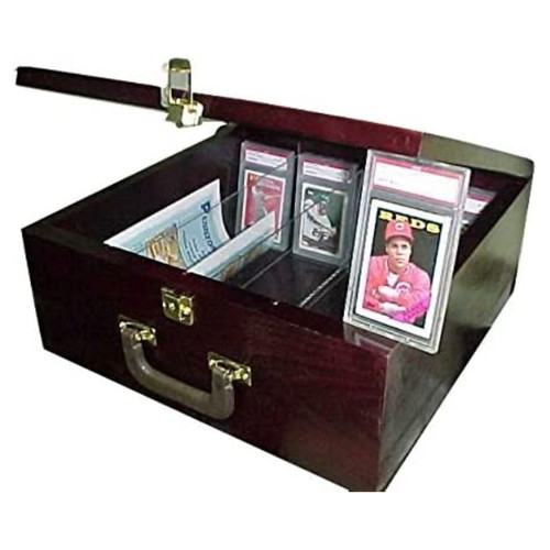 Card storage box for graded - card,