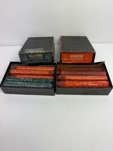 Vintage dixon lumber crayons - vintage,