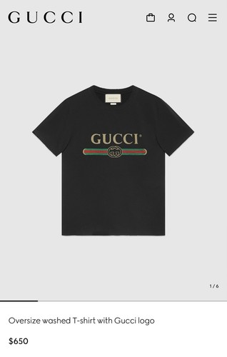 Gucci oversized washed shirt - gucci,